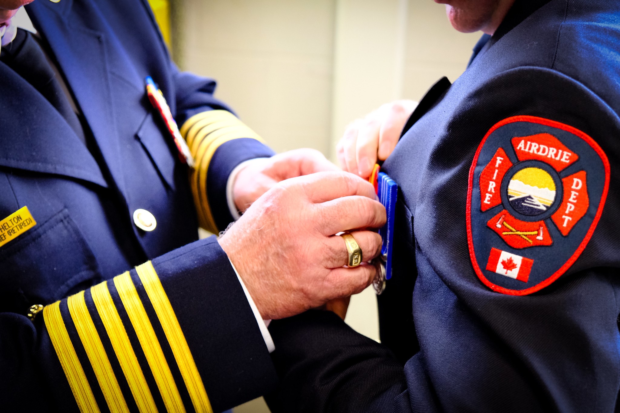 Airdrie Firefighter receives Exemplary Service Medal DiscoverAirdrie
